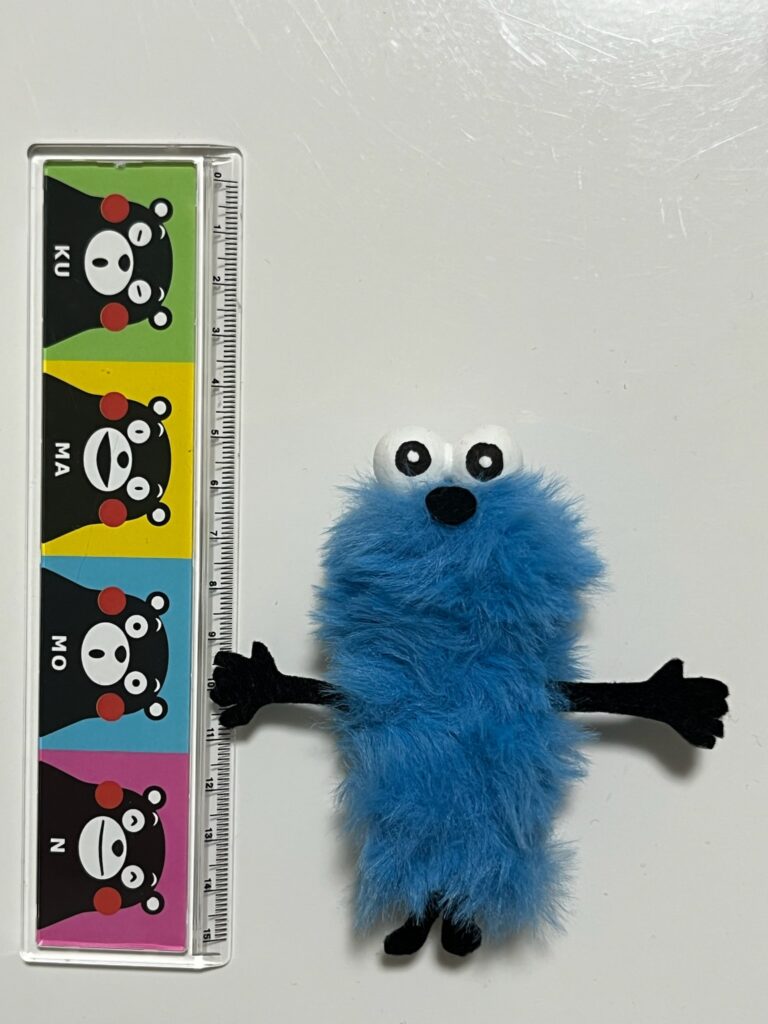 モールドールパペットスンスン、50cmモールの完成写真