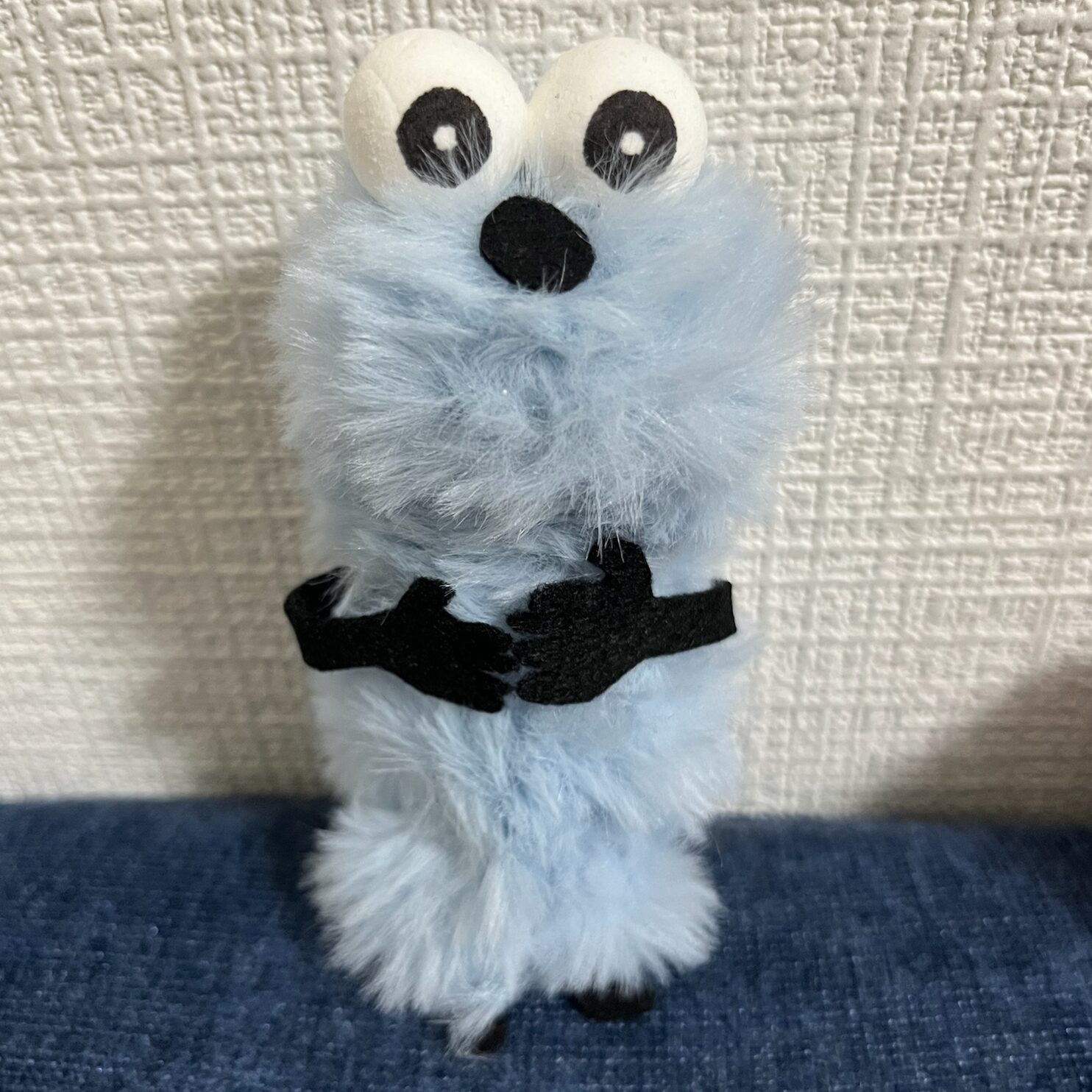 モールドールパペットスンスン、セリアのモールで作った完成品写真