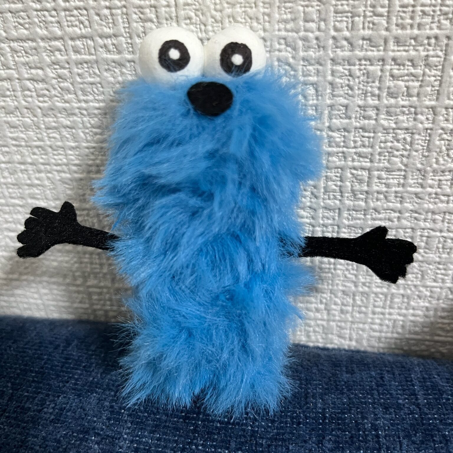 モールドールパペットスンスン、ダイソーのモールで作った完成写真