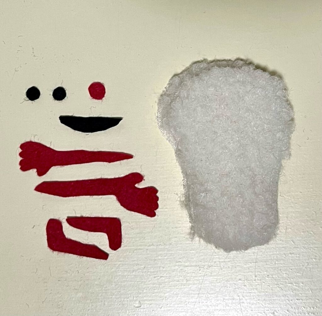 パペットスンスン、カチューチャの作り方。ノンノンのパーツ写真